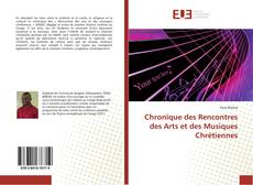Portada del libro de Chronique des Rencontres des Arts et des Musiques Chrétiennes