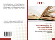 Portada del libro de Étude et Analyse de Quelques Modèles Mathématiques