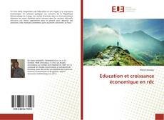 Education et croissance économique en rdc kitap kapağı