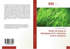 Portada del libro de Etude chimique et biologique de P. tortuosus et de P. lentiscus