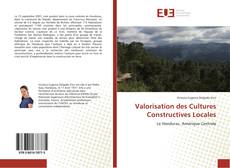 Buchcover von Valorisation des Cultures Constructives Locales