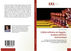 L'élite militaire en Egypte : analyse politico-économique kitap kapağı