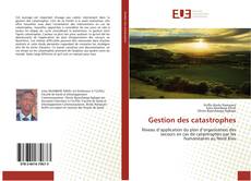 Gestion des catastrophes kitap kapağı