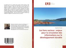 Bookcover of Les liens sociaux : enjeux pour la circulation des informations sur le développement durable
