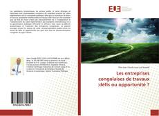 Capa do livro de Les entreprises congolaises de travaux :défis ou opportunité ? 