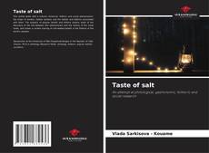 Bookcover of Taste of salt