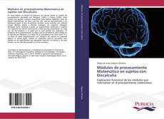 Capa do livro de Módulos de procesamiento Matemático en sujetos con Discalculia 