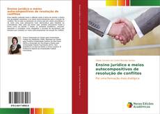 Capa do livro de Ensino jurídico e meios autocompositivos de resolução de conflitos 