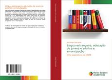 Capa do livro de Língua estrangeira, educação de jovens e adultos e emancipação 