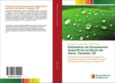 Bookcover of Estimativa do Escoamento Superficial na Bacia do Itaim, Taubaté, SP