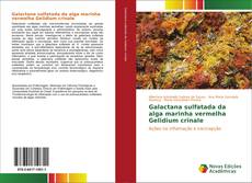 Bookcover of Galactana sulfatada da alga marinha vermelha Gelidium crinale