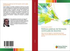 Capa do livro de Políticas públicas de formação continuada de docentes 