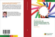 Portada del libro de O processo de institucionalização da Análise Matemática no Brasil