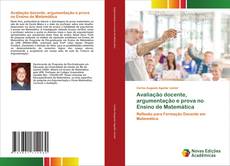 Buchcover von Avaliação docente, argumentação e prova no Ensino de Matemática