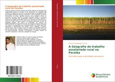 Capa do livro de A Geografia do trabalho assalariado rural na Paraíba 