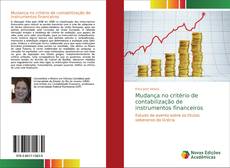 Capa do livro de Mudança no critério de contabilização de instrumentos financeiros 