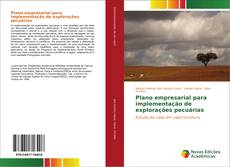 Capa do livro de Plano empresarial para implementação de explorações pecuárias 