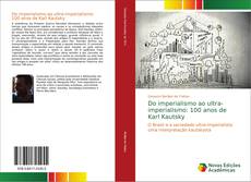 Bookcover of Do imperialismo ao ultra-imperialismo: 100 anos de Karl Kautsky