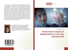 Buchcover von Performance sociale et digitalisation au sein des fonctions RH