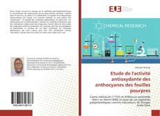 Portada del libro de Etude de l'activité antioxydante des anthocyanes des feuilles pourpres