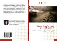 Buchcover von Absorption d'eau des granulats poreux