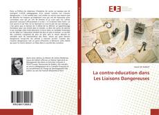 Capa do livro de La contre-éducation dans Les Liaisons Dangereuses 