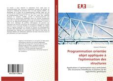Buchcover von Programmation orientée objet appliquée à l'optimisation des structures
