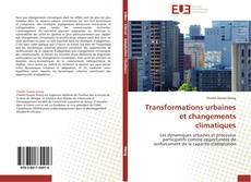 Buchcover von Transformations urbaines et changements climatiques