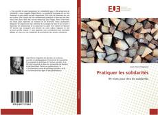 Buchcover von Pratiquer les solidarités