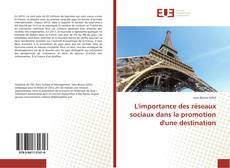 Capa do livro de L'importance des réseaux sociaux dans la promotion d'une destination 