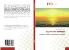 Capa do livro de Expression correcte 