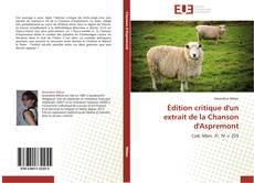 Buchcover von Édition critique d'un extrait de la Chanson d'Aspremont