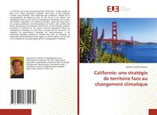 Capa do livro de Californie: une stratégie de territoire face au changement climatique 
