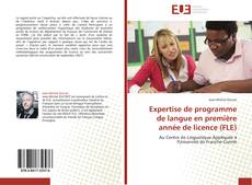 Capa do livro de Expertise de programme de langue en première année de licence (FLE) 