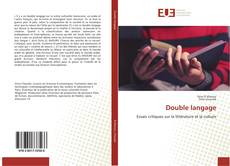 Capa do livro de Double langage 