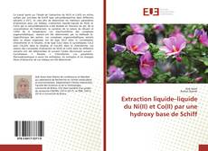 Copertina di Extraction liquide–liquide du Ni(II) et Co(II) par une hydroxy base de Schiff