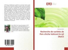 Обложка Recherche de variétés de Pois chiche tolérant le sel (NaCl)