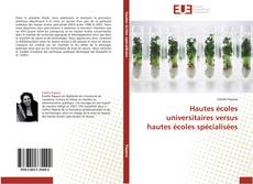 Hautes écoles universitaires versus hautes écoles spécialisées kitap kapağı