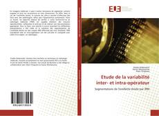 Capa do livro de Etude de la variabilité inter- et intra-opérateur 