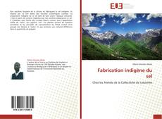 Capa do livro de Fabrication indigène du sel 