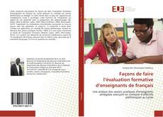 Capa do livro de Façons de faire l’évaluation formative d’enseignants de français 