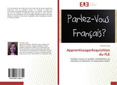 Apprentissage/Acquisition du FLE kitap kapağı