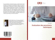 Buchcover von Evaluation des provisions techniques