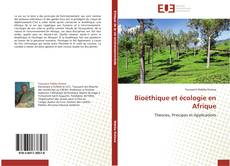 Bioéthique et écologie en Afrique kitap kapağı