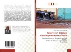 Pauvreté et droit au développement en Afrique的封面