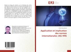 Capa do livro de Application et implication des normes internationales: IAS/ IFRS 