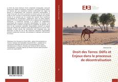 Bookcover of Droit des Terres: Défis et Enjeux dans le processus de décentralisation