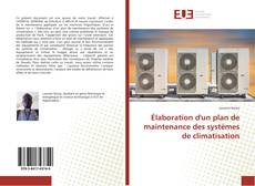 Copertina di Élaboration d'un plan de maintenance des systèmes de climatisation