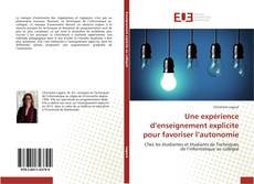 Bookcover of Une expérience d’enseignement explicite pour favoriser l’autonomie
