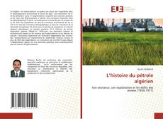 L’histoire du pétrole algérien kitap kapağı
